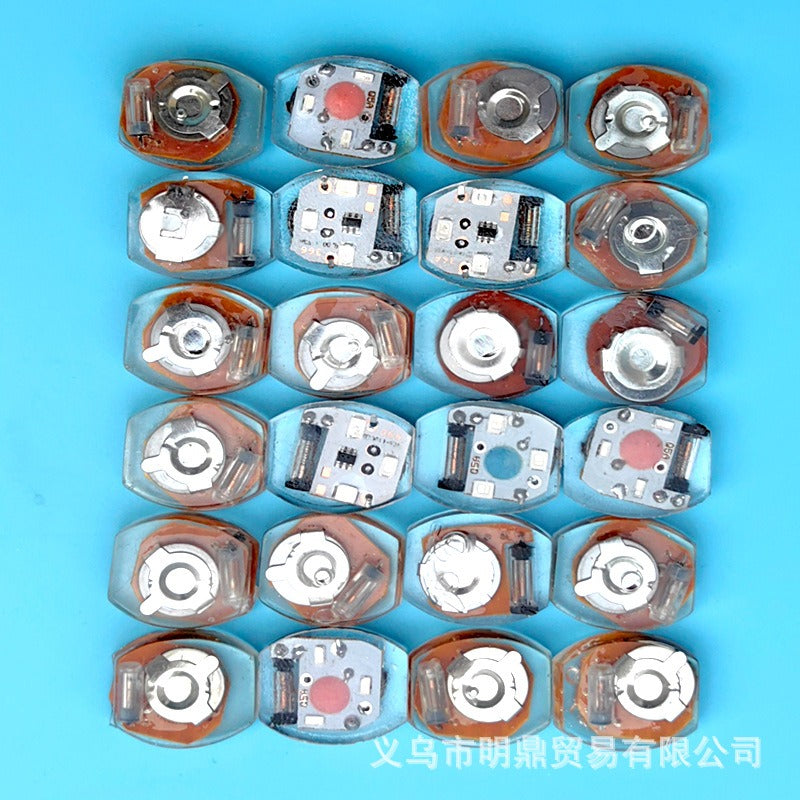 Wholesale 20pcs Vibrating Light Luminous Watch Light Toy Accessories Flash Ball Red and Blue Double Flash Multipurpose Light